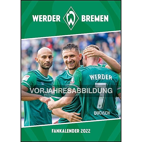 Werder Bremen 2023 - A3-Kalender - Fußball-Kalender - Fan-Kalender - 29,7x42 - Sport