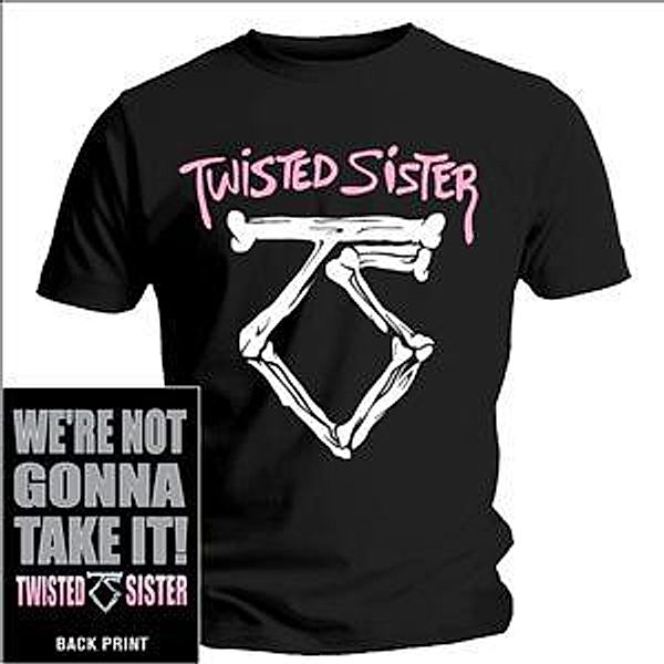 We're Not T-Shirt (Blk) (S) (M, Twisted Sister