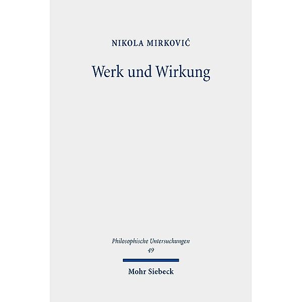 Werk und Wirkung, Nikola Mirkovic