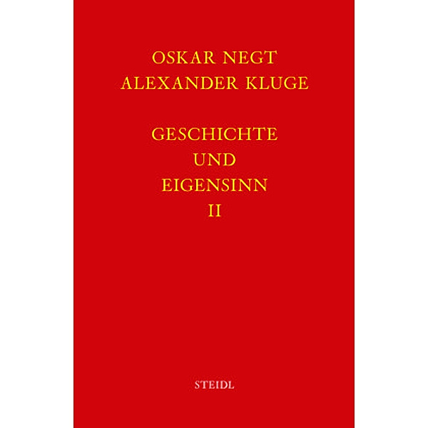 Werkausgabe: Bd.6.2 Geschichte und Eigensinn II: Deutschland als Produktionsöffentlichkeit, Oskar Negt, Alexander Kluge