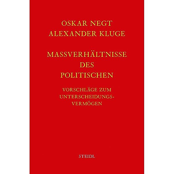 Werkausgabe: Bd.8 Massverhältnisse des Politischen, Alexander Kluge