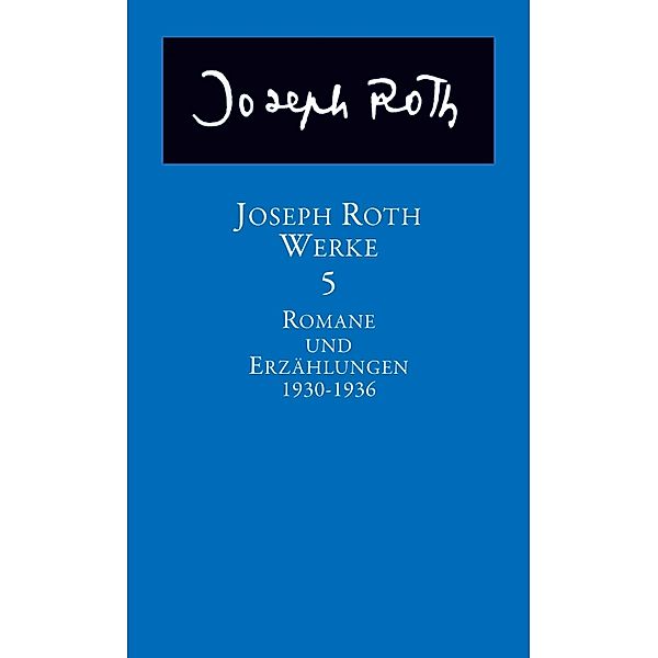 Werke, Joseph Roth