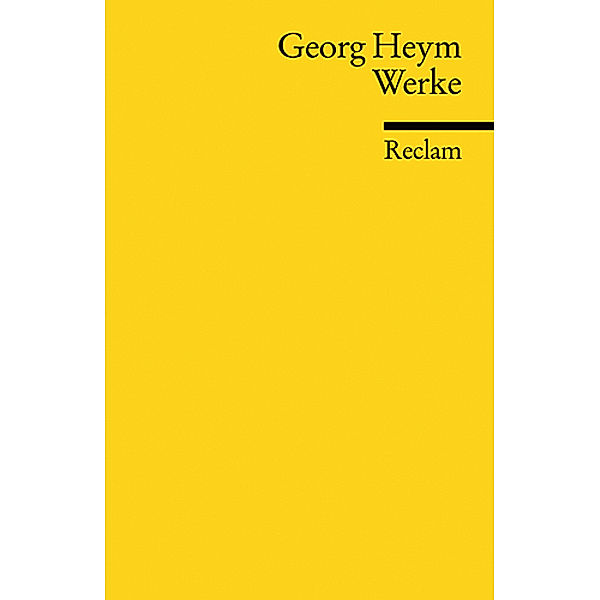 Werke, Georg Heym