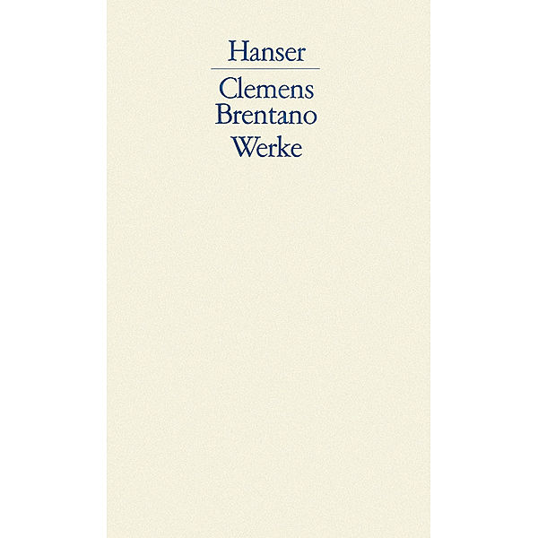 Werke, 4 Bde., Clemens Brentano