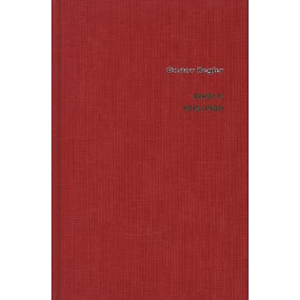 Werke: Briefe.1 1915-1940, Gustav Regler