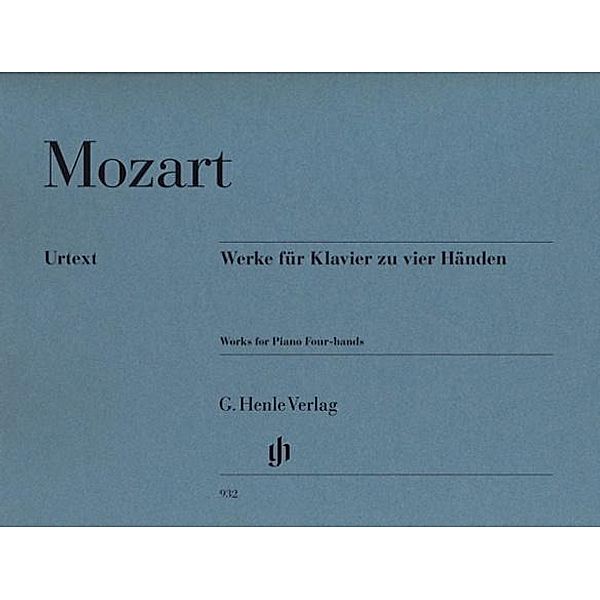 Werke für Klavier zu vier Händen, Wolfgang Amadeus Mozart - Werke für Klavier zu vier Händen