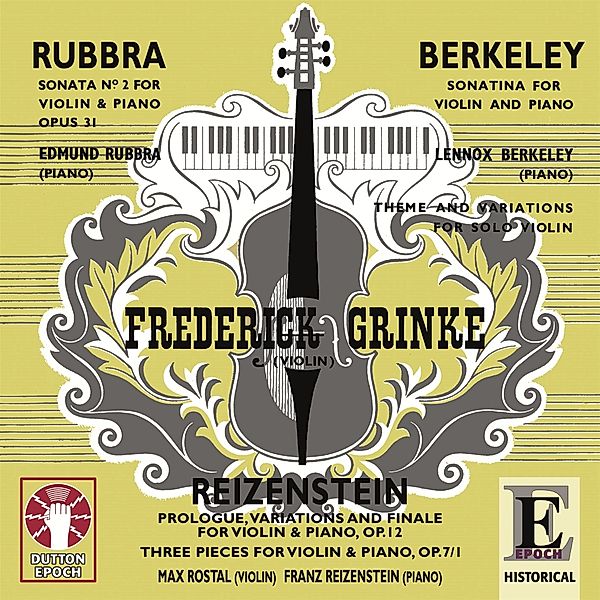 Werke Für Violine & Piano, Rubbra, Berkeley, Reizenstein