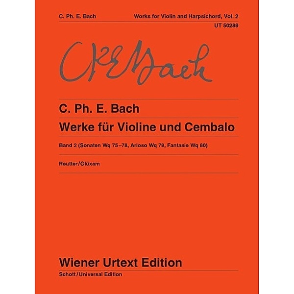Werke für Violine und obligates Cembalo, Werke für Violine und obligates Cembalo (Klavier)