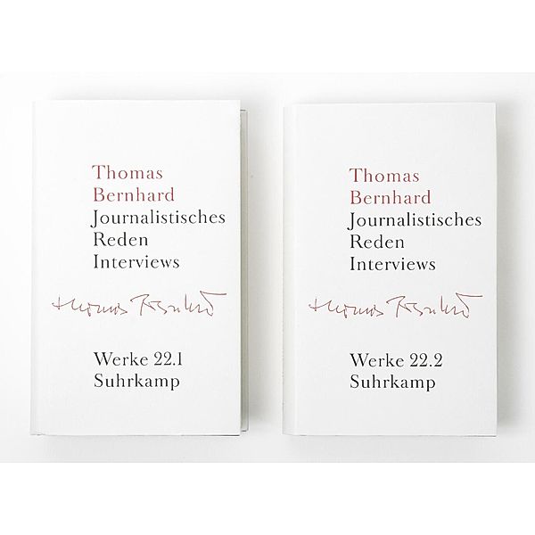 Werke in 22 Bänden, 2 Teile, Thomas Bernhard