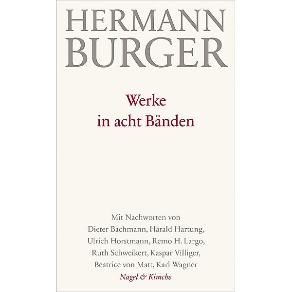 Werke in acht Bänden, Hermann Burger