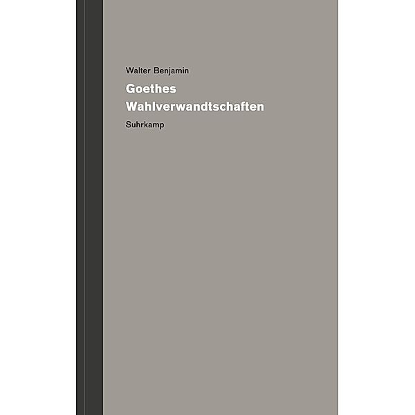 Werke und Nachlaß. Kritische Gesamtausgabe Band 4, Walter Benjamin