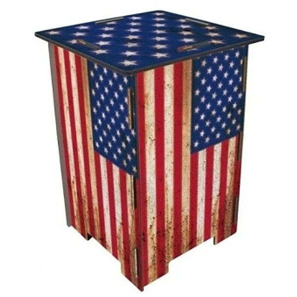 Werkhaus Photo-Hocker Flagge USA