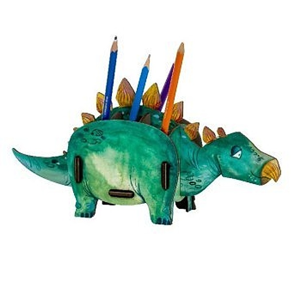 Werkhaus Stiftbox Dino - Stegosaurus