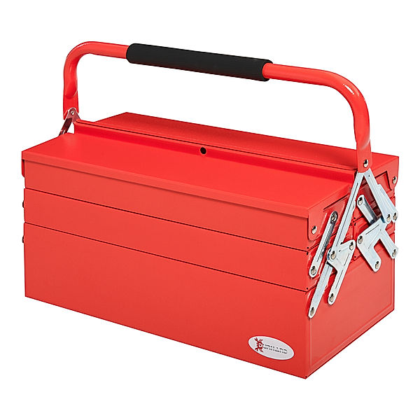 Werkzeugkoffer 5 Fach-Design (Farbe: rot)