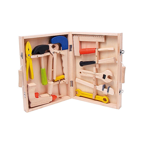 small foot® Werkzeugkoffer KIDS 13-teilig aus Holz