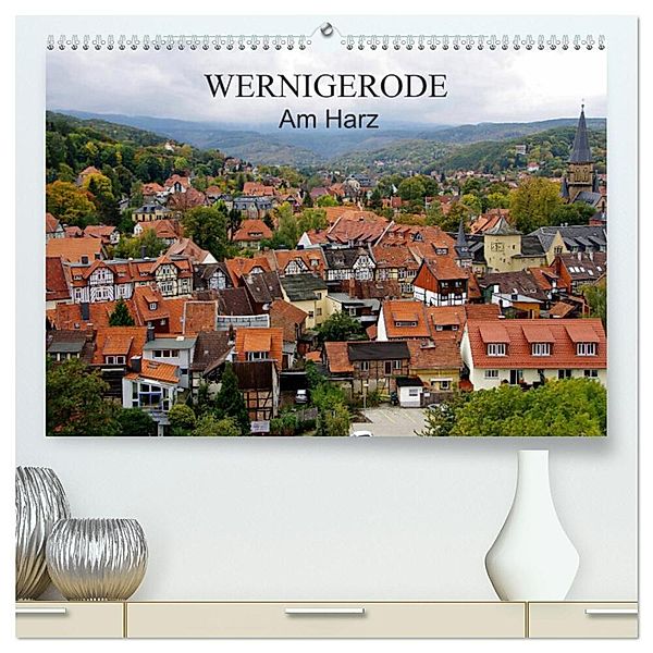 Wernigerode am Harz (hochwertiger Premium Wandkalender 2024 DIN A2 quer), Kunstdruck in Hochglanz, Klaus Fröhlich