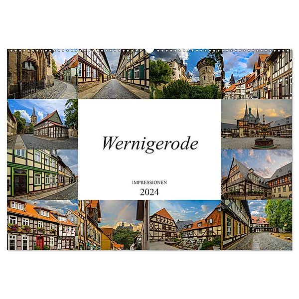 Wernigerode Impressionen (Wandkalender 2024 DIN A2 quer), CALVENDO Monatskalender, Dirk Meutzner