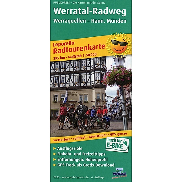 Werratal-Radweg, Werraquellen - Hann. Münden
