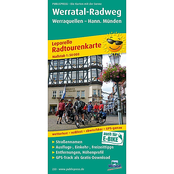 Werratal-Radweg, Werraquellen - Hann. Münden