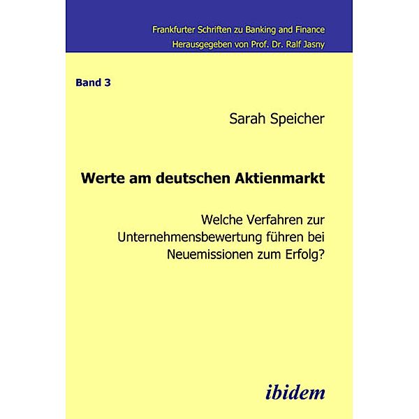 Werte am deutschen Aktienmarkt, Sarah Speicher