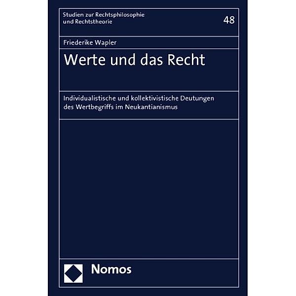 Werte und das Recht, Friederike Wapler