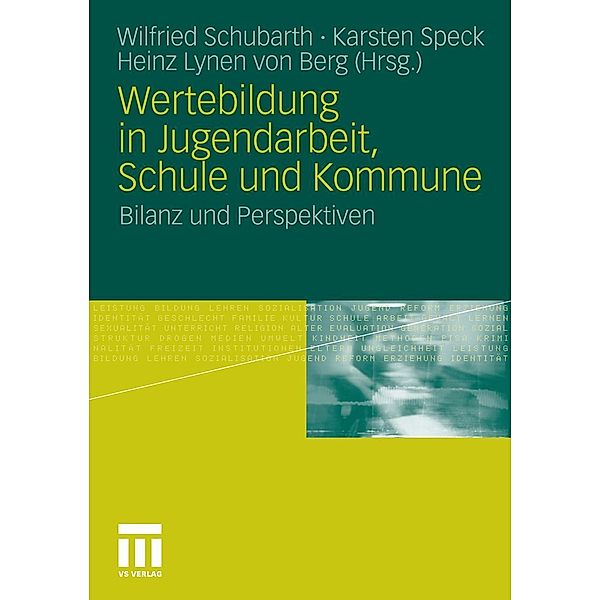 Wertebildung in Jugendarbeit, Schule und Kommune