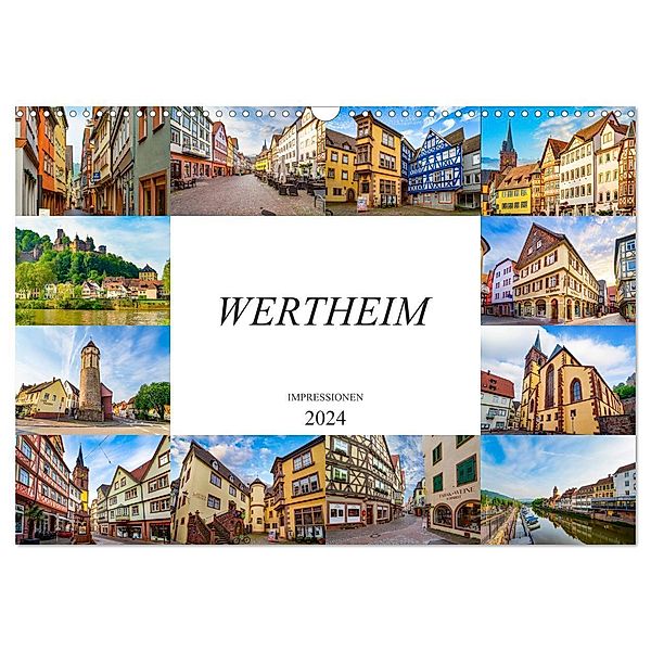 Wertheim Impressionen (Wandkalender 2024 DIN A3 quer), CALVENDO Monatskalender, Dirk Meutzner