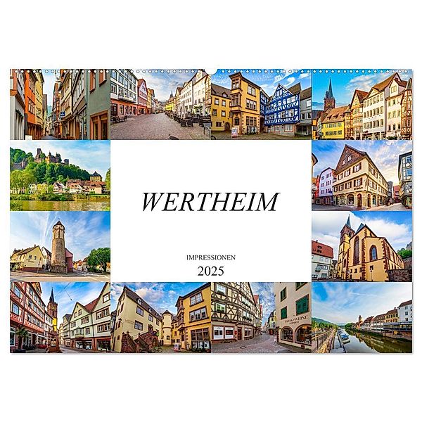 Wertheim Impressionen (Wandkalender 2025 DIN A2 quer), CALVENDO Monatskalender, Calvendo, Dirk Meutzner