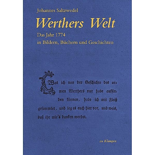 Werthers Welt, Johannes Saltzwedel