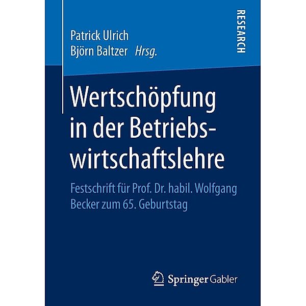 Wertschöpfung in der Betriebswirtschaftslehre