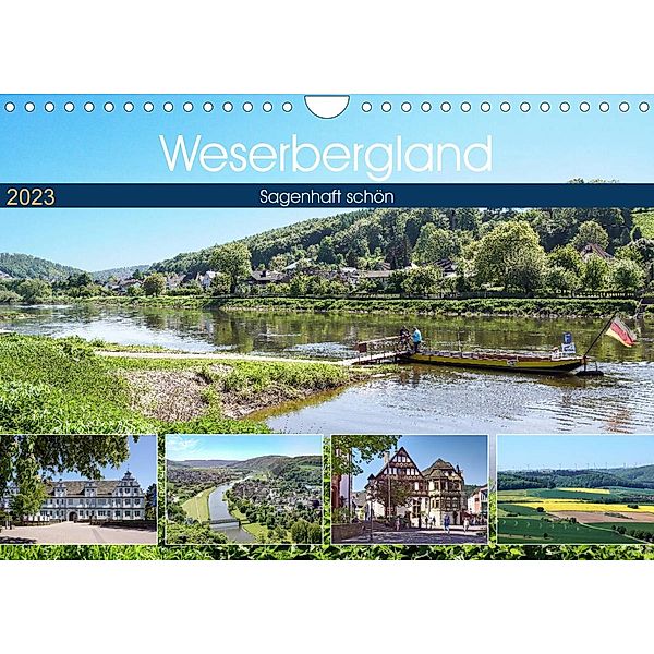 Weserbergland - sagenhaft schön (Wandkalender 2023 DIN A4 quer), Thomas Becker