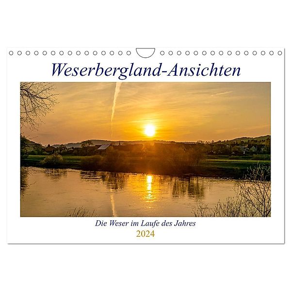 Weserberglandansichten (Wandkalender 2024 DIN A4 quer), CALVENDO Monatskalender, Fotografiecentrum Weserbergland