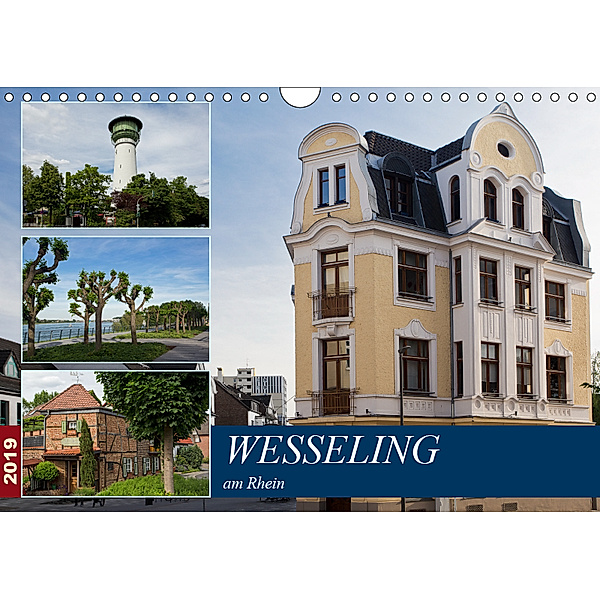 Wesseling am Rhein (Wandkalender 2019 DIN A4 quer), U. Boettcher