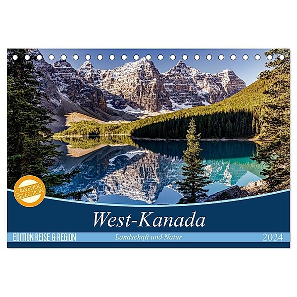 West-Kanada (Tischkalender 2024 DIN A5 quer), CALVENDO Monatskalender, Thomas Gerber