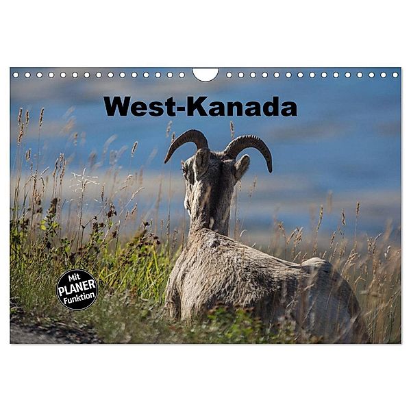 West-Kanada (Wandkalender 2024 DIN A4 quer), CALVENDO Monatskalender, Gundis Bort