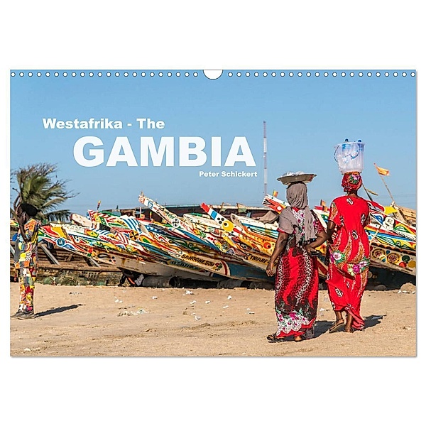 Westafrika - The Gambia (Wandkalender 2024 DIN A3 quer), CALVENDO Monatskalender, Peter Schickert