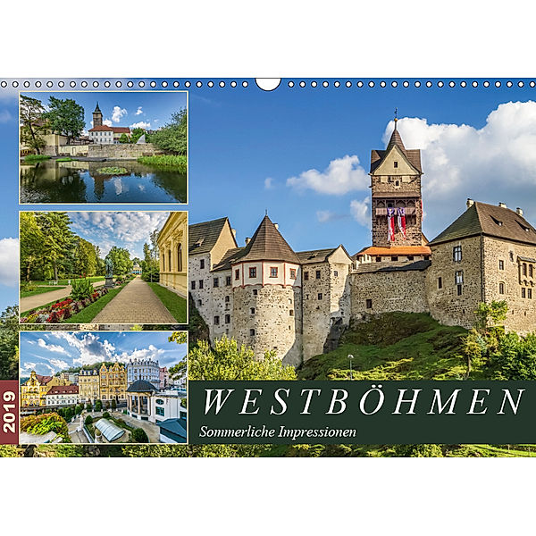 WESTBÖHMEN Sommerliche Impressionen (Wandkalender 2019 DIN A3 quer), Melanie Viola