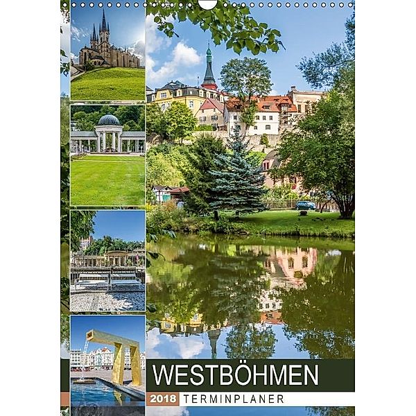 WESTBÖHMEN Terminplaner (Wandkalender 2018 DIN A3 hoch), Melanie Viola