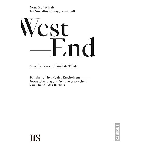 WestEnd 2/2018: Sozialisation und familiale Triade / WestEnd Bd.28