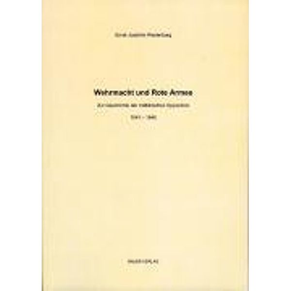 Westerburg, E: Wehrmacht und Rote Armee, Ernst-Joachim Westerburg