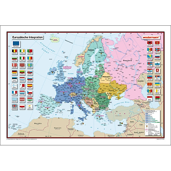 Westermann Posterkarte / Westermann Europäische Integration, Posterkarte