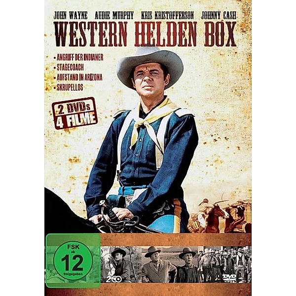 Western Helden Box, John Wayne, Claire Trevor, Andy Devine