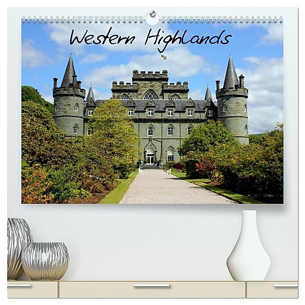 Western Highlands - Schottland (hochwertiger Premium Wandkalender 2024 DIN A2 quer), Kunstdruck in Hochglanz, Sylvia schwarz