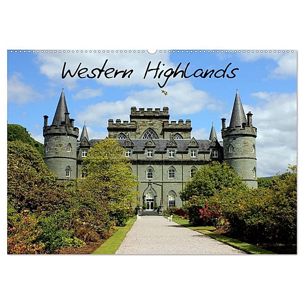 Western Highlands - Schottland (Wandkalender 2024 DIN A2 quer), CALVENDO Monatskalender, Sylvia schwarz