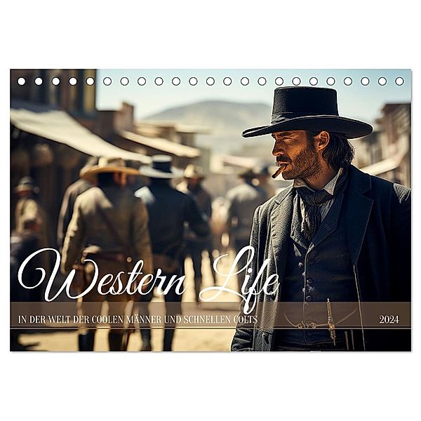 Western Life (Tischkalender 2024 DIN A5 quer), CALVENDO Monatskalender, Kerstin Waurick