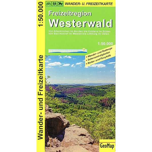 Westerwald Wander- und Freizeitkarte, GeoMap