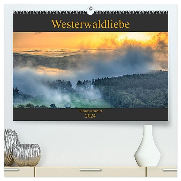 Westerwaldliebe (hochwertiger Premium Wandkalender 2024 DIN A2 quer), Kunstdruck in Hochglanz, Thomas Kempfer