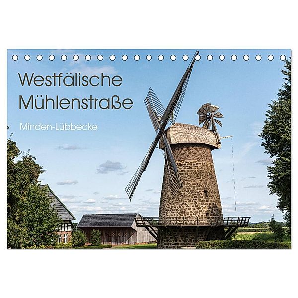 Westfälische Mühlenstrasse (Tischkalender 2025 DIN A5 quer), CALVENDO Monatskalender, Calvendo, Barbara Boensch