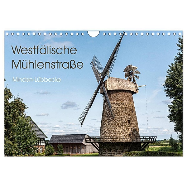 Westfälische Mühlenstraße (Wandkalender 2024 DIN A4 quer), CALVENDO Monatskalender, Barbara Boensch