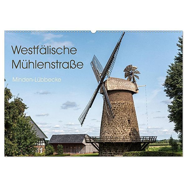 Westfälische Mühlenstraße (Wandkalender 2024 DIN A2 quer), CALVENDO Monatskalender, Barbara Boensch